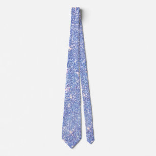 Cravate Parfait Paradise Sky Blue Sparkle Parties scintill