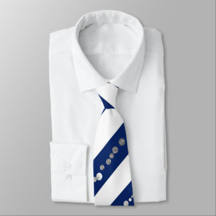 Cravate Parties scintillant bleue