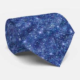 Cravate Parties scintillant bleue