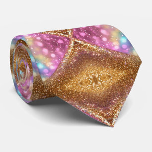 Cravate Parties scintillant Opal Collection Holographique 