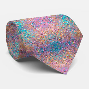 Cravate Parties scintillant Opal Holographie Collection mo