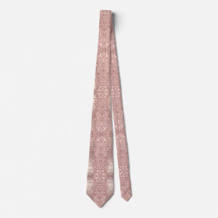 Cravate Parties scintillant rose Gold Blush Éclairage Lect