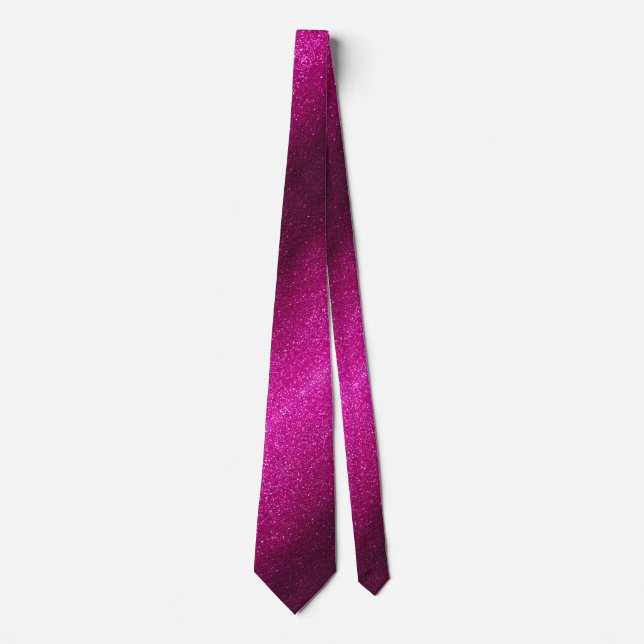 Cravate Parties scintillant Rouge Ruby Professionnel Ombre (Devant)