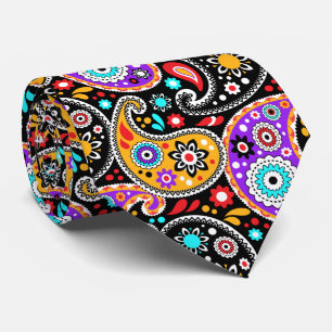 Cravate Party Paisley Fancy Texas Country Western Hodown