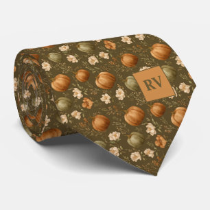 Cravate Patch de citrouilles personnalisées automne