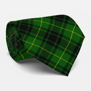 Cravate Pâte verte de tartan MacArthur