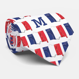 Cravate Patriotic FRENCH FLAG Monogram