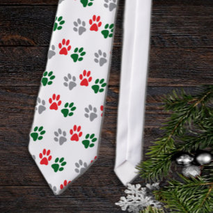 Cravate Pattes de Noël