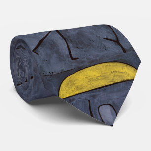 Cravate Paul Klee « Avec Parapluie » Tie d'Art Abstrait