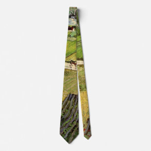 Cravate Paysage, Carrosse et Train par Vincent van Gogh