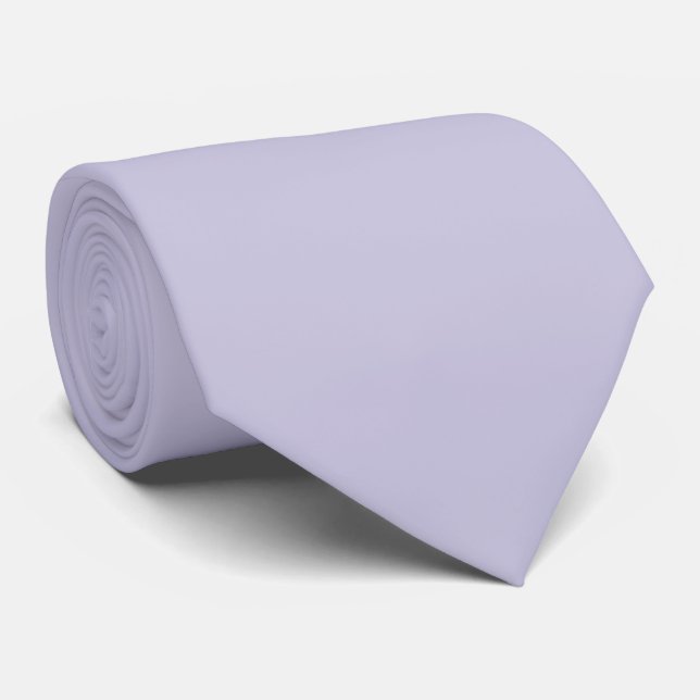 Cravate Peaceful Lilac Spring And Summer Solid Color (Roulé)