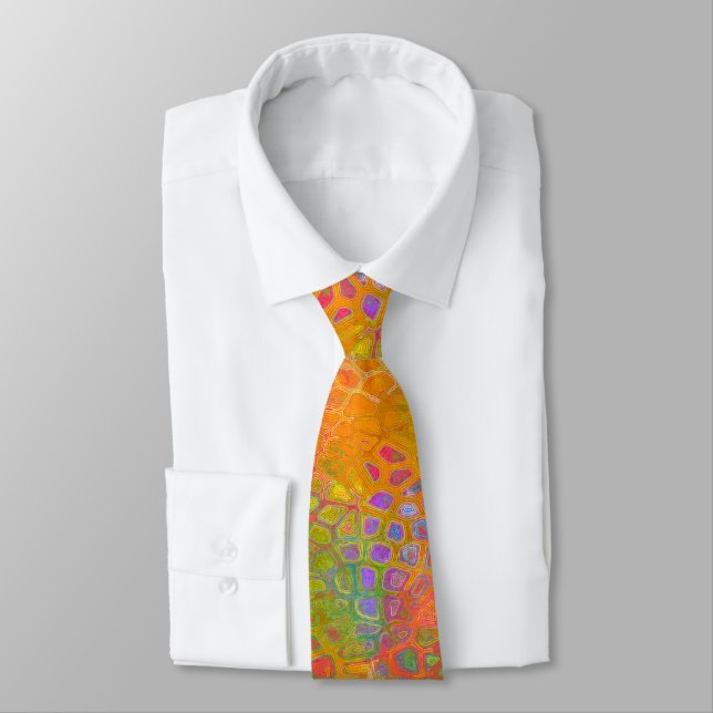 Cravate Peau de Caméléon (Attaché)