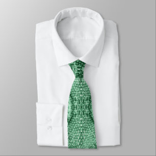 Cravate Peau de serpent vert clair