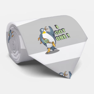 Cravate Pêche au pingouin