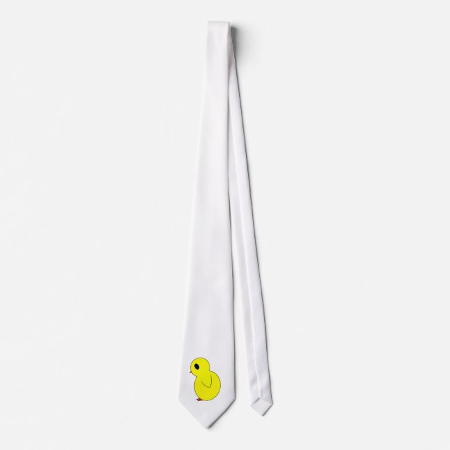 Cravate Peep Jaune mignon (Devant)
