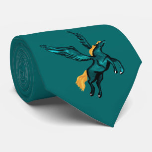 Cravate Pegasus (Turquoise)