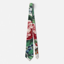 Peinture chinoise avec fleurs et papillon