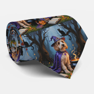 Cravate Peinture d'Halloween capricieuse pour chien de Coc