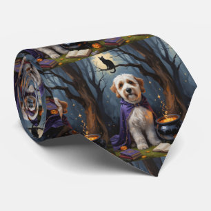 Cravate Peinture fantaisiste d'Halloween de chien Bernedoo