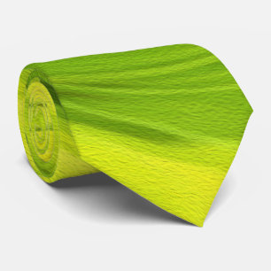 Cravate Peinture super Abstraite à la spirale verte
