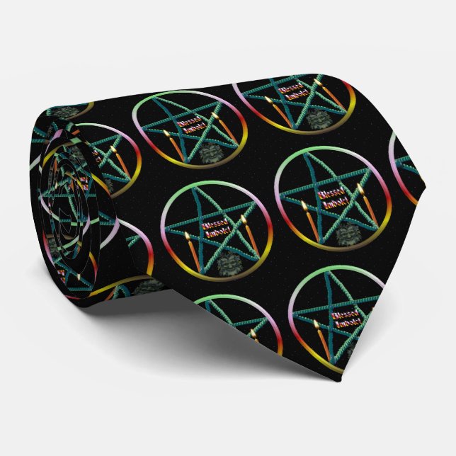 Cravate Pentacle Imbolc (Roulé)