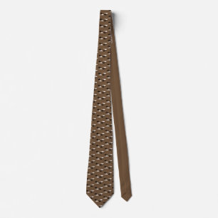 Cravate personnalisable avec le motif de pangolin