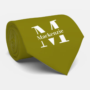 Cravate Personnalisé sur mesure Monogrammé