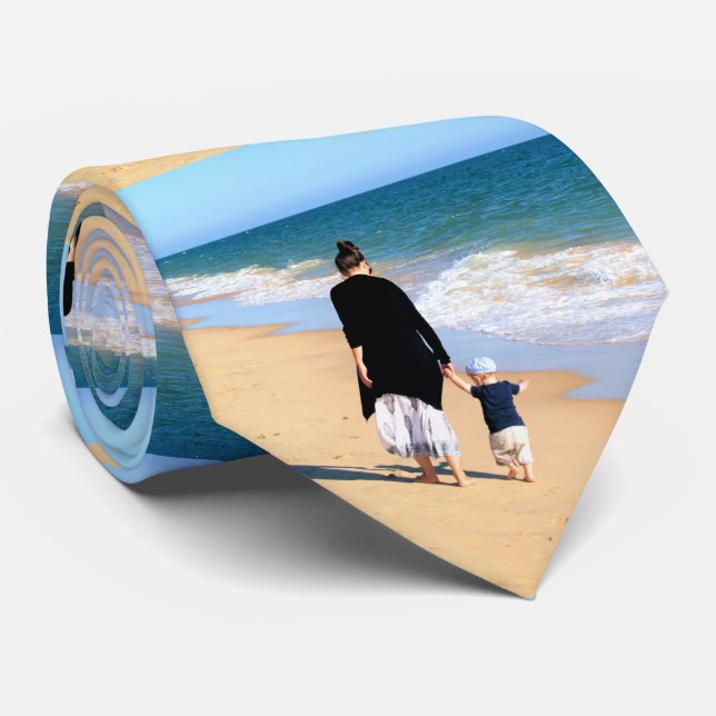 Cravate personnalisée avec photos (Roulé)