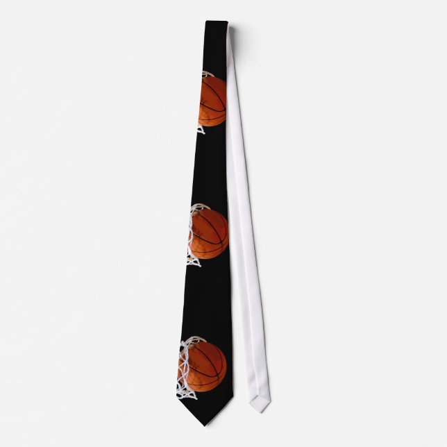 Cravate personnalisée de basket-ball (Devant)