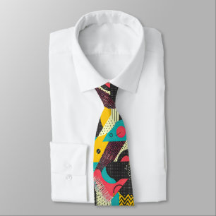 Cravate personnalisée Rétro 80 – Élégante Mode