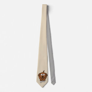 Cravate Personnaliser Chien mignon pour enfants