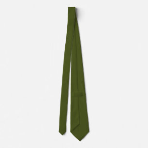 Cravate Personnaliser couleur Arrière - plan vert Kaki