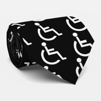 Cravate Personnes handicapées graphiques