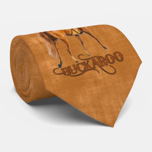 Cravate Petit cow-boy Buckaroo en marron western