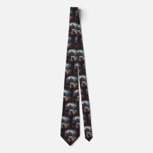 Cravate Peur d'Halloween Bulldog