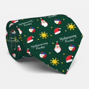 Cravate Philippines Noël Maligayang Pasko Tagalog