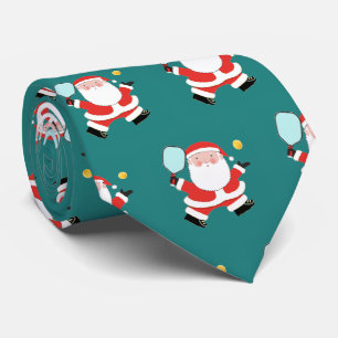 Cravate Pickleball Christmas Neck Tie