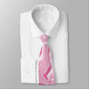 Cravate Pierre de marbre rose
