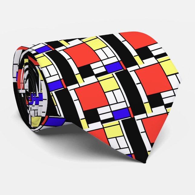 Cravate Piet Mondriaan , 1926 Composition (Roulé)