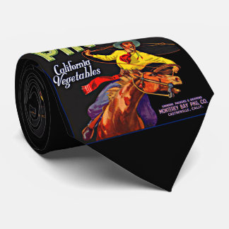 Cravate Pinto vegetable crate label print