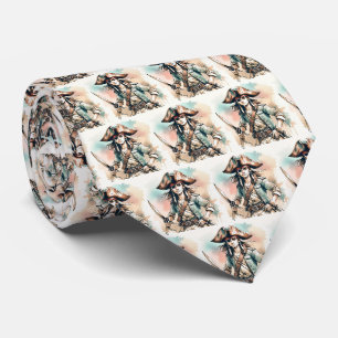Cravate Pirates Sports Mascotte Necktie