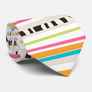 Cravate PixDezines bandes réglables