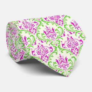 Cravate PixDezines damas rossi/fond DIY