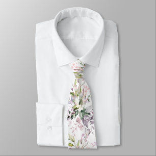 Cravate PixDezines H2 Élégant Rose Poussiéreux Gomme Eucal