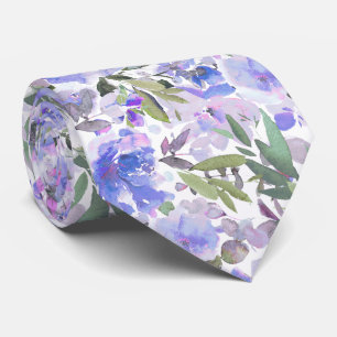 Cravate PixDezines H2 Fleurs d'Été Teintes Vives