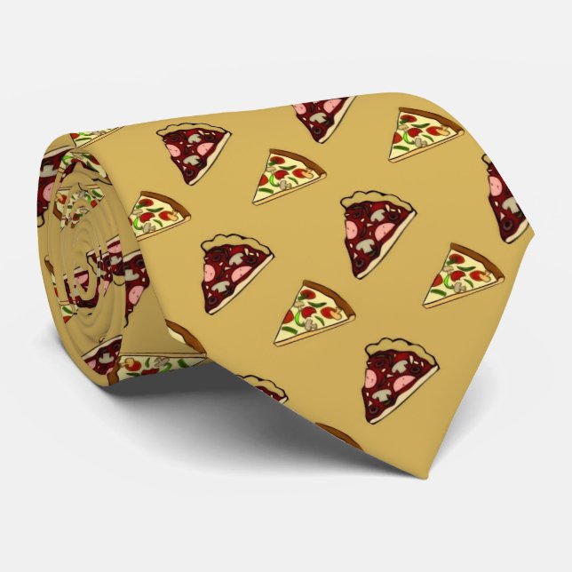 Cravate pizza, pizza, (Roulé)