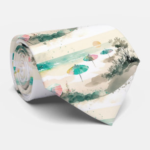 Cravate Plage amusant