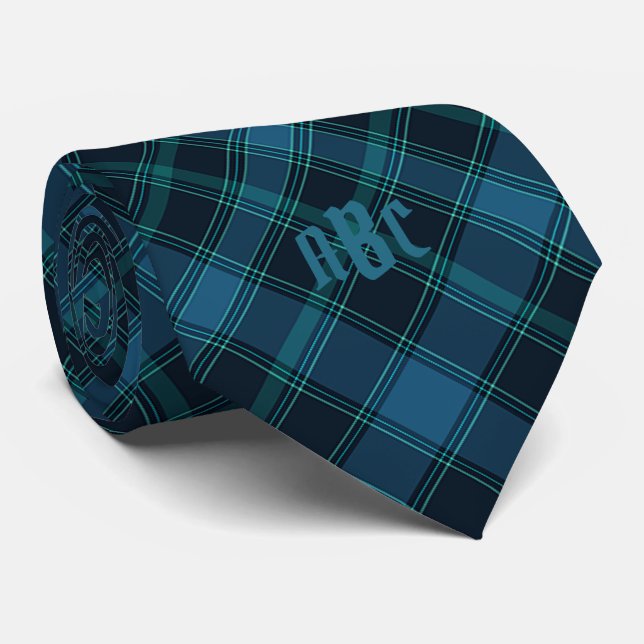 Cravate Plaid Blueberry Hill (Roulé)