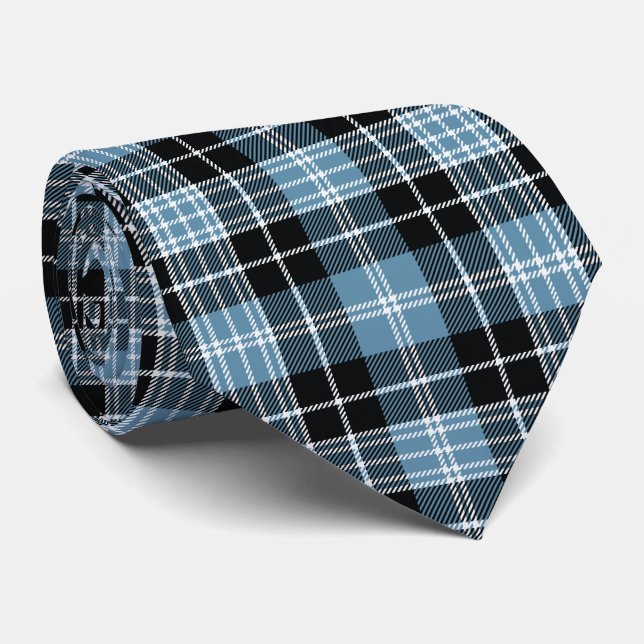Cravate Plaid de tartan écossais de Clark de clan (Roulé)