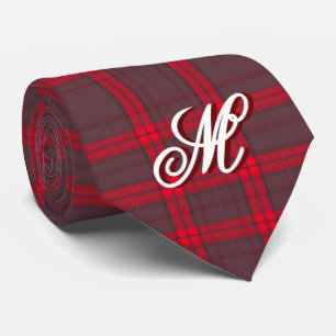 Cravate Plaid Rouge traditionnel Tartan Collection moderne